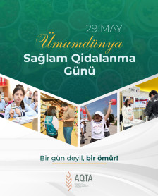 Mayın 29-u Ümumdünya Sağlam Qidalanma Günüdür
