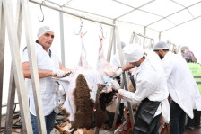 Bayramla bağlı 135 ünvanda qurbanlıq heyvanların satışı və kəsimi xidmətləri göstərilir