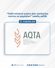 “Təbii mineral sulara dair sanitariya norma və qaydaları” təsdiq edilib