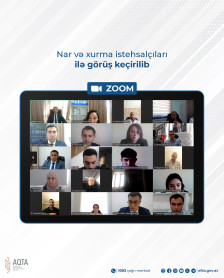 Nar və xurma istehsalçıları ilə görüş keçirilib