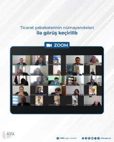 Ticarət şəbəkələrinin nümayəndələri ilə görüş keçirilib