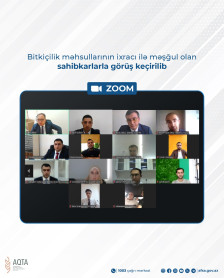 Bitkiçilik məhsullarının ixracı ilə məşğul olan sahibkarlarla görüş keçirilib