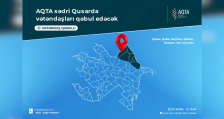 AQTA sədri Qusarda vətəndaşları qəbul edəcək
