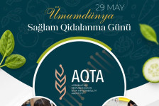29 May – Ümumdünya Sağlam Qidalanma Günüdür