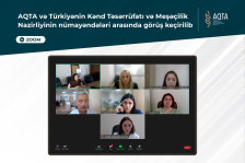 AQTA ilə Türkiyənin Kənd Təsərrüfatı və Meşəçilik Nazirliyinin nümayəndələri arasında görüş keçirilib