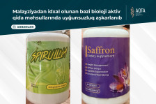 Malayziyadan idxal olunan bəzi bioloji aktiv qida məhsullarında uyğunsuzluq aşkarlanıb