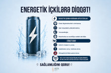 Energetik içkilərin həddindən artıq istehlakına diqqət yetirək