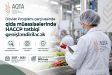 Dövlət Proqramı: Qida müəssisələrində HACCP sisteminin tətbiqi genişləndiriləcək