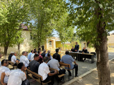 Ağsu və Qobustan rayonlarında nar istehsalçıları ilə görüşlər keçirilib