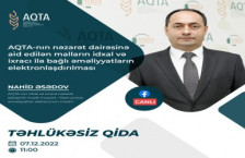 İdxal və ixrac əməliyyatlarının elektronlaşdırılmasından danışılacaq