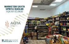 Marketdə saxta spirtli içkilər aşkar olunub