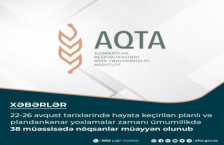 AQTA sahibkarlıq subyektlərində aparılan yoxlamaları davam etdirir