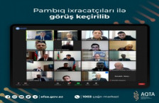 Pambıq ixracatçıları ilə görüş keçirilib