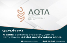 6 adda baytarlıq preparatı, yem və yem əlavəsi dövlət qeydiyyatına alınıb