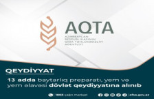 13 adda baytarlıq preparatı, yem və yem əlavəsi dövlət qeydiyyatına alınıb