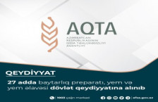 27 adda baytarlıq preparatı, yem və yem əlavəsi dövlət qeydiyyatına alınıb