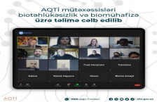 AQTİ mütəxəssisləri biotəhlükəsizlik və biomühafizə üzrə təlimə cəlb edilib