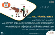 Antibiotiklərin heyvandarlıqda istifadəsinin tənzimlənməsi  qida təhlükəsizliyi tələbidir