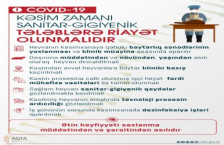 Kəsim zamanı sanitar-gigiyenik tələblərə riayət olunmalıdır