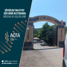 Göygöldə fəaliyyət göstərən restoranda nöqsanlar aşkarlanıb