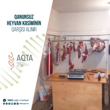 Qanunsuz heyvan kəsiminin qarşısı alınır