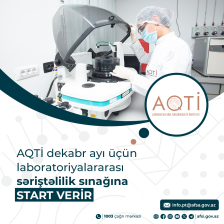 AQTİ dekabr ayı üçün laboratoriyalararası səriştəlilik sınağına start verir