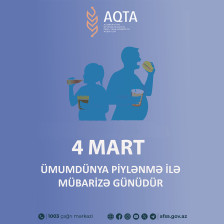 Martın 4-ü Ümumdünya Piylənmə ilə Mübarizə Günüdür