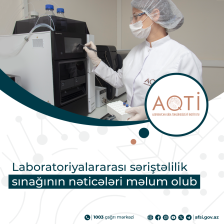 Laboratoriyalararası səriştəlilik sınağının nəticələri məlum olub