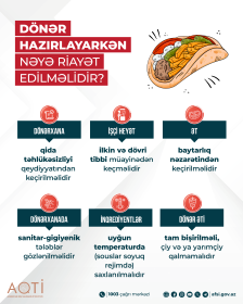 Dönər hazırlayarkən nəyə riayət edilməlidir?