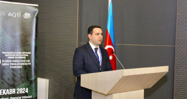 Ulu Öndər Heydər Əliyevin 101 illiyinə həsr olunmuş "Qida sənayesi və qida təhlükəsizliyi" Forumu keçirilib