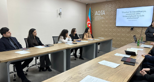 AQTA əməkdaşlarının təlimlərdə iştirakı davam edir