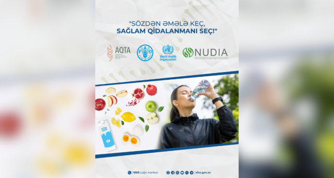 AQTA "Sözdən əmələ keç, Sağlam qidalanmanı seç!" layihəsinə start verir