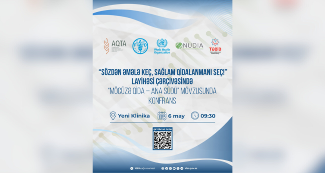 "Möcüzə Qida – Ana Südü" mövzusunda konfrans keçiriləcək