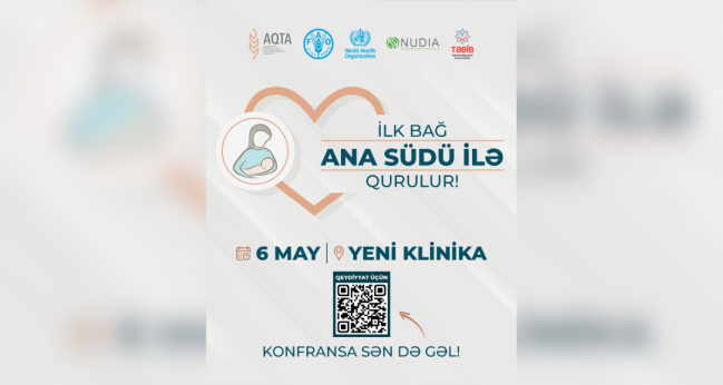 "Möcüzə Qida – Ana Südü" mövzusunda konfransda iştirak etmək istəyənlərin nəzərinə!