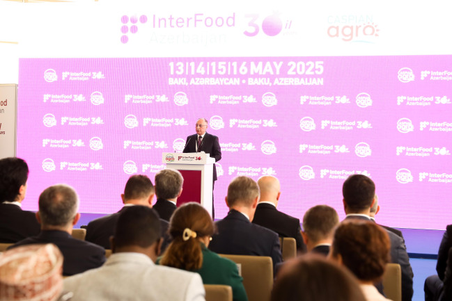 AQTA sədri “InterFood Azerbaijan” və “Caspian Agro” sərgilərinin açılış mərasimində iştirak edib
