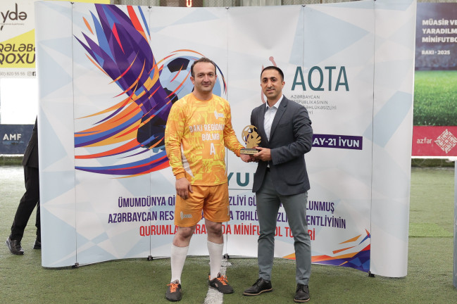 AQTA əməkdaşları arasında Ümumdünya Qida Təhlükəsizliyi Gününə həsr olunmuş minifutbol turniri keçirilib