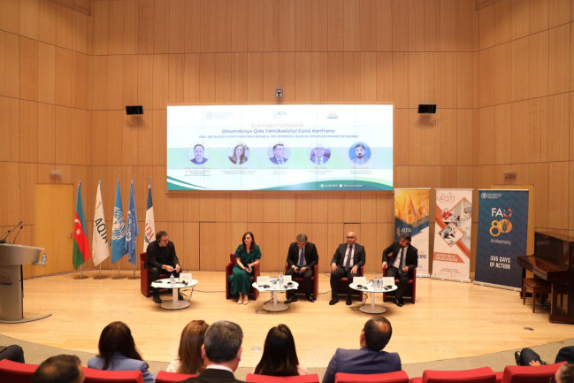 Ümumdünya Qida Təhlükəsizliyi Günü ilə bağlı beynəlxalq tədbir keçirilib