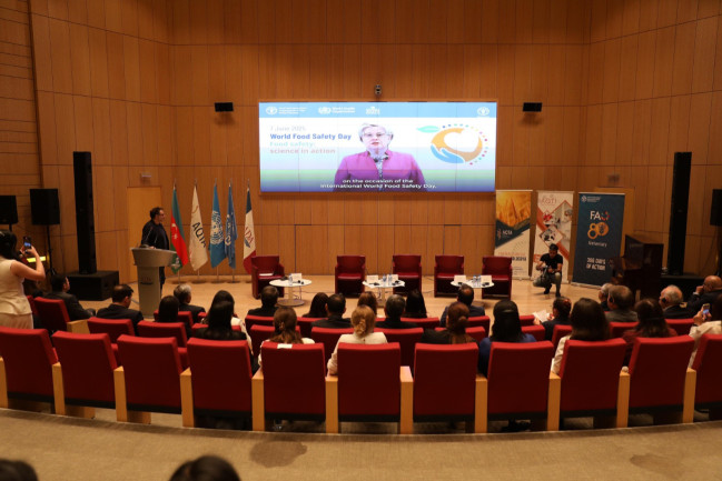 Ümumdünya Qida Təhlükəsizliyi Günü ilə bağlı beynəlxalq tədbir keçirilib