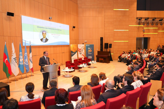 Ümumdünya Qida Təhlükəsizliyi Günü ilə bağlı beynəlxalq tədbir keçirilib