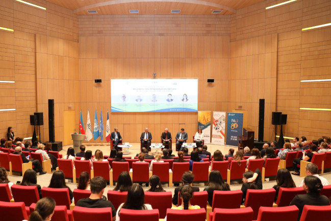 Ümumdünya Qida Təhlükəsizliyi Günü ilə bağlı beynəlxalq tədbir keçirilib