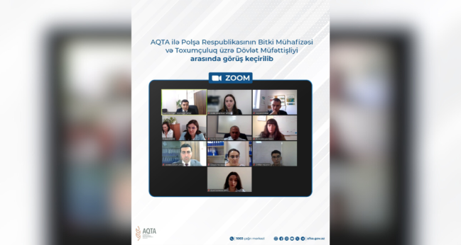 AQTA ilə Polşa Respublikasının Bitki Mühafizəsi və Toxumçuluq üzrə Dövlət Müfəttişliyi arasında görüş keçirilib