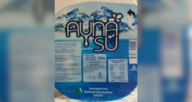 Qobuda fəaliyyət göstərən su emalı müəssisəsində uyğunsuzluq aşkarlanıb