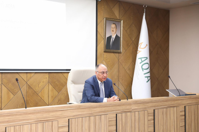 Prezidentin sərəncamı ilə təltif edilən AQTA əməkdaşlarına mükafatları təqdim olunub