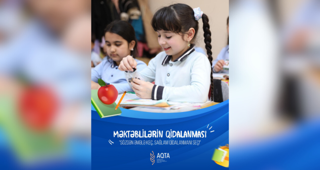 Məktəblilərin Qidalanması - "Sözdən əmələ keç, sağlam qidalanmanı seç!"