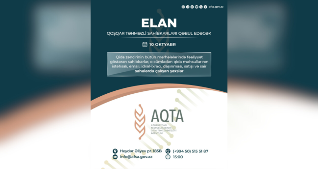 Qoşqar Təhməzli sahibkarları qəbul edəcək