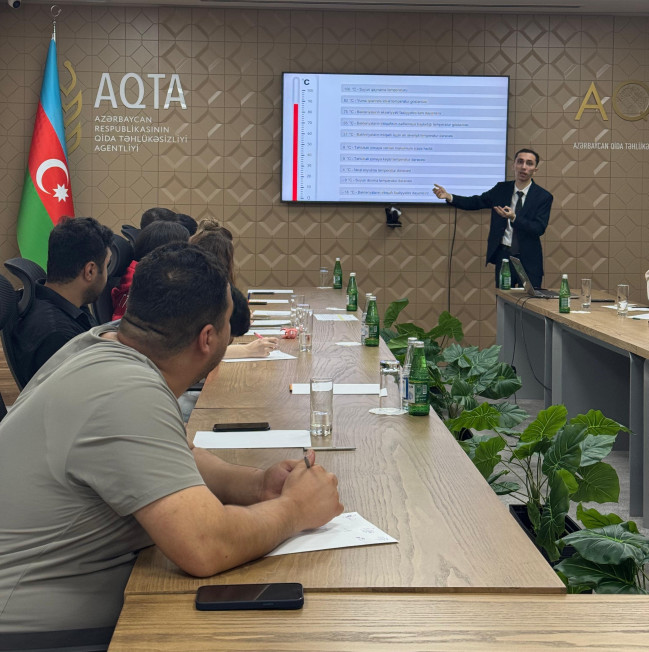 “Qida sahəsində gigiyena tələbləri” mövzusunda təlimlər davam edir