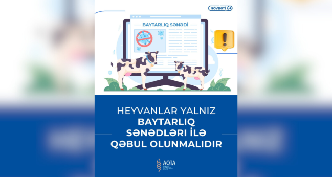 Heyvan bazarlarında tələblərə əməl olunmalıdır!