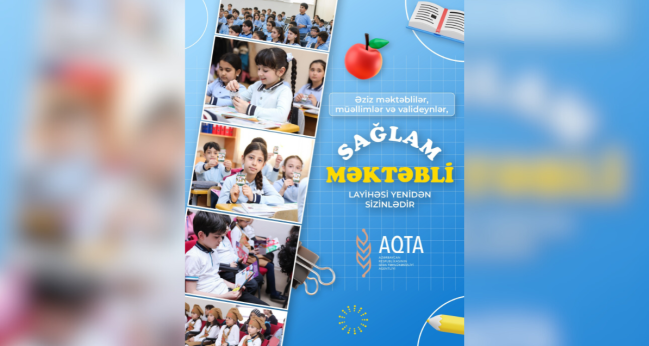 “Sağlam məktəbli” layihəsi davam edir