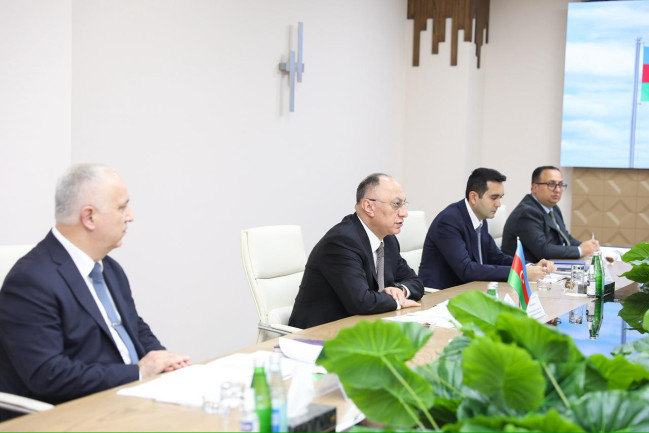 AQTA sədri Belarus Respublikasının kənd təsərrüfatı və ərzaq nazirinin müavini ilə görüşüb