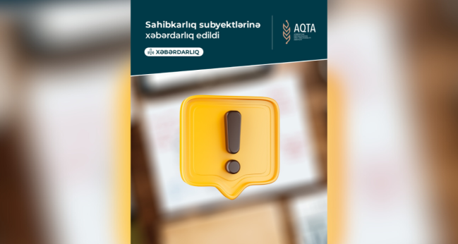 Sahibkarlıq subyektlərinə xəbərdarlıq edildi
